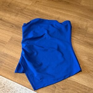 NAKD Vibrant Blue Strapless Top